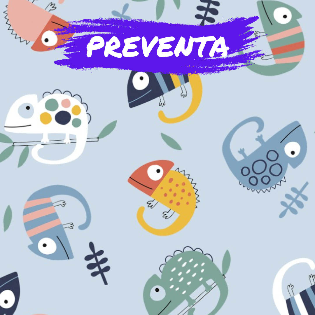 Fundas estampado kamaleones para niños